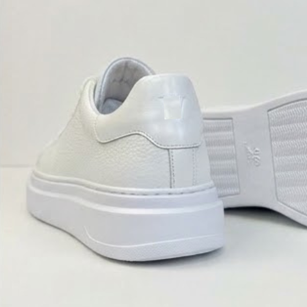 Divero Élite – Sneakers Blancs en Cuir