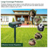 Solar Powered Motion Sensor Animal Repellent