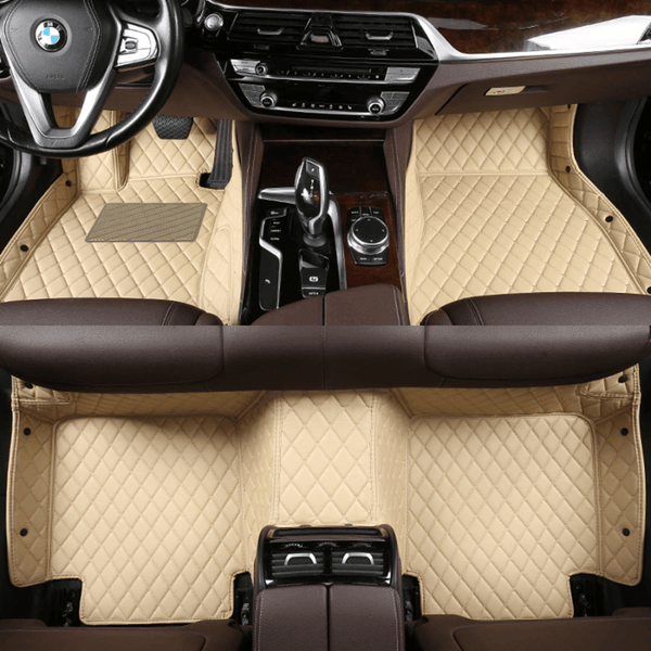 Custom-Fit Luxury Car Floor Mats – Full Coverage, Waterproof & Non-Slip