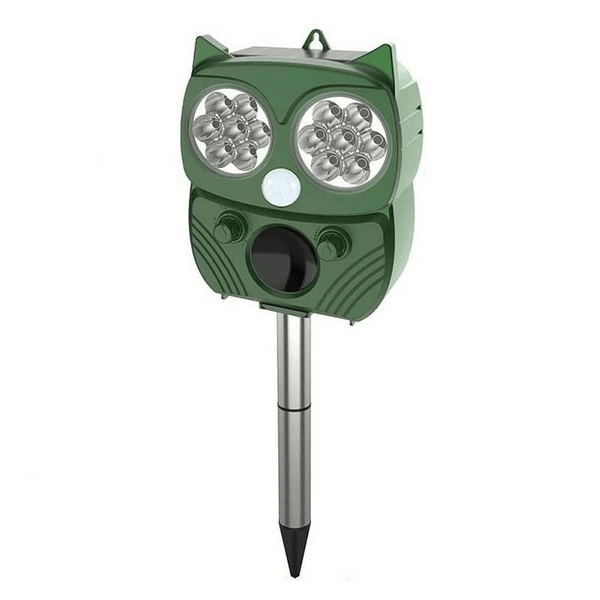 Solar Ultrasonic Animal Repeller – Motion-Activated Pest Control for Cats, Dogs, Deer & More