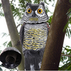 360° Rotating Owl Bird Deterrent with Sound – Outdoor Predator Decoy