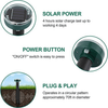 4Pcs Solar Mole Repeller Ultrasonic Gopher Ground