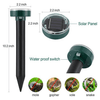 4Pcs Solar Mole Repeller Ultrasonic Gopher Ground