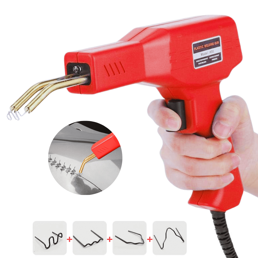 PlasticWelderGunwith400Staples_HotStaplerWeldingMachineforCarBumper_PVCRepair
